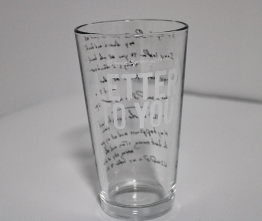 BRUCE SPRINGSTEEN - LETTER TO YOU – Brand New in Box - 16oz. Pint Glass – Official Thrill Hill