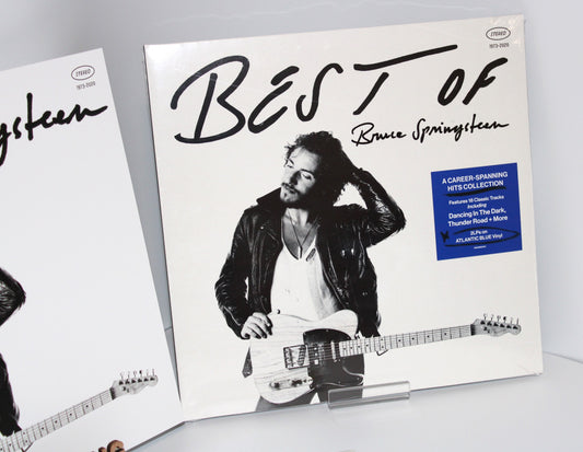 Bruce Springsteen - Best of Collection 2024 - Europe Import, Atlantic Blue color Vinyl + CD + Ltd Ed Print