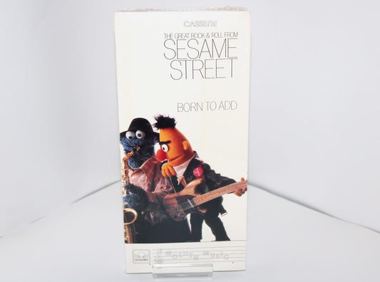 Bruce Springsteen SEALED "BORN TO ADD" Cassette Long Box - Sesame Street Collectible