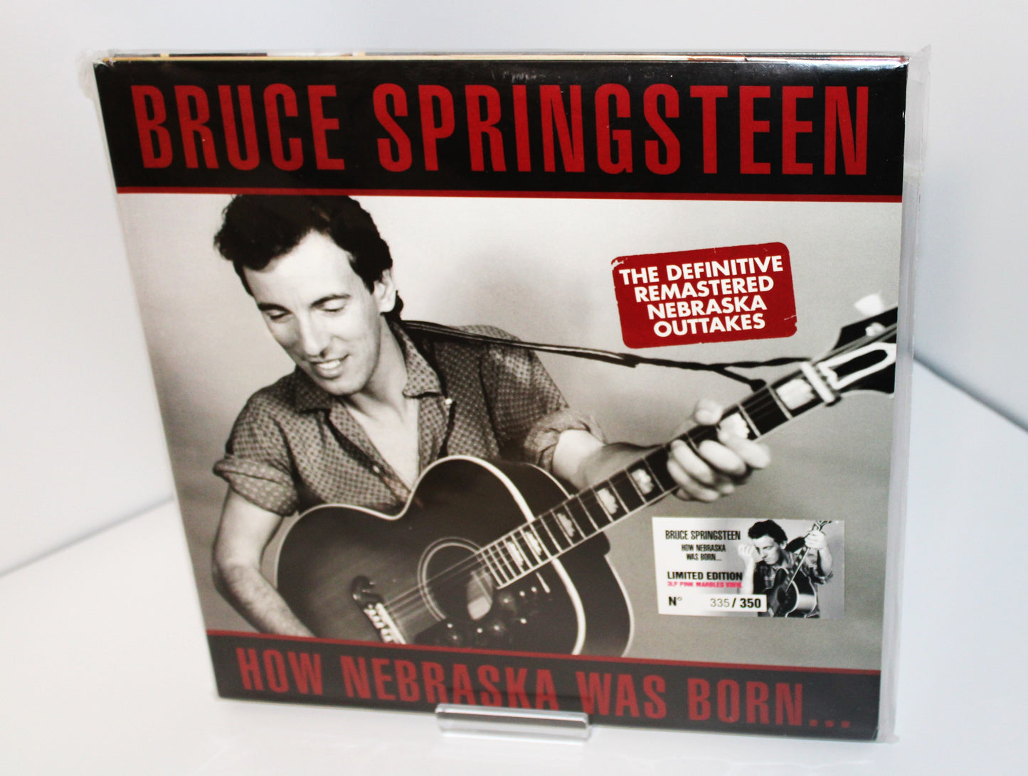 Bruce Springsteen "How Nebraska Was Born" 3LPs Vinyl Marbled Pink #335 Ltd. Edition BLV - Near Mint