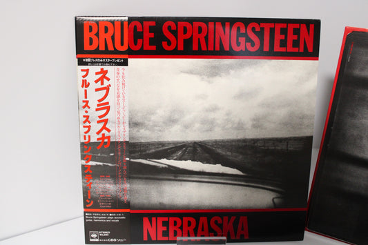 Bruce Springsteen NEBRASKA = ネブラ JAPAN Vinyl Record - Original - Near Mint w/OBI