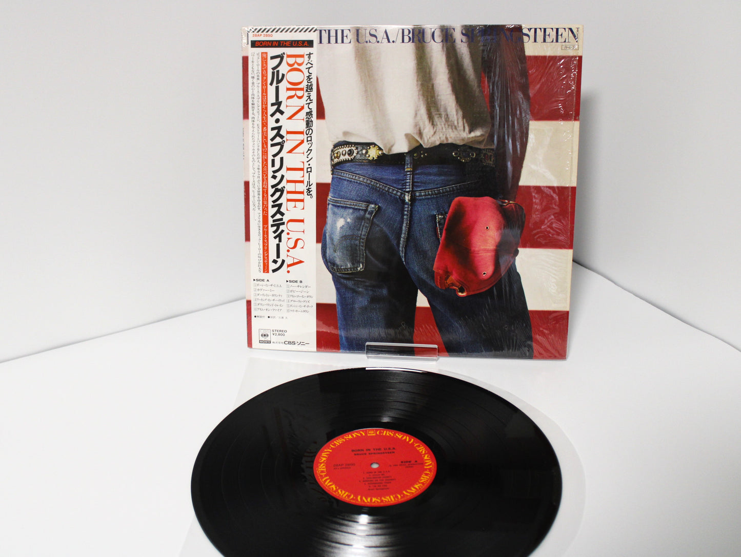 Bruce Springsteen BORN IN THE USA JAPAN Vinyl Record - Original - Near Mint w/OBI