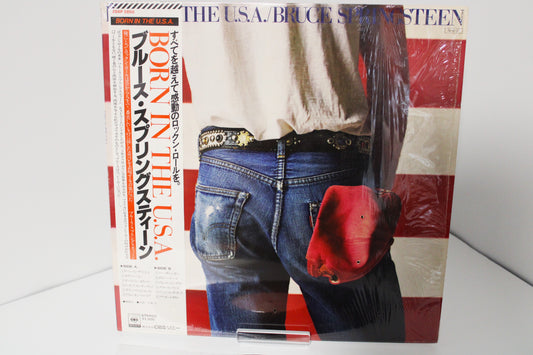 Bruce Springsteen BORN IN THE USA JAPAN Vinyl Record - Original - Near Mint w/OBI