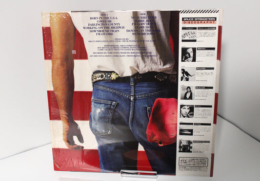 Bruce Springsteen BORN IN THE USA JAPAN Vinyl Record - Original - Near Mint w/OBI