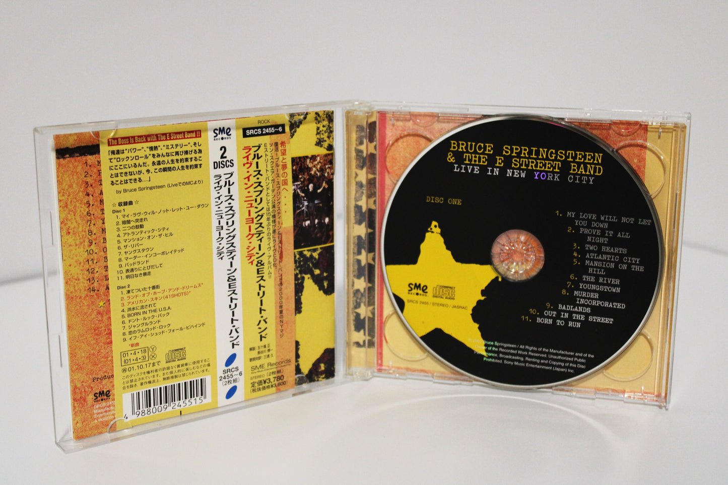 Bruce Springsteen & ESB JAPAN PROMO "Live In New York City" 2001  CD/Japan Promo Numbered