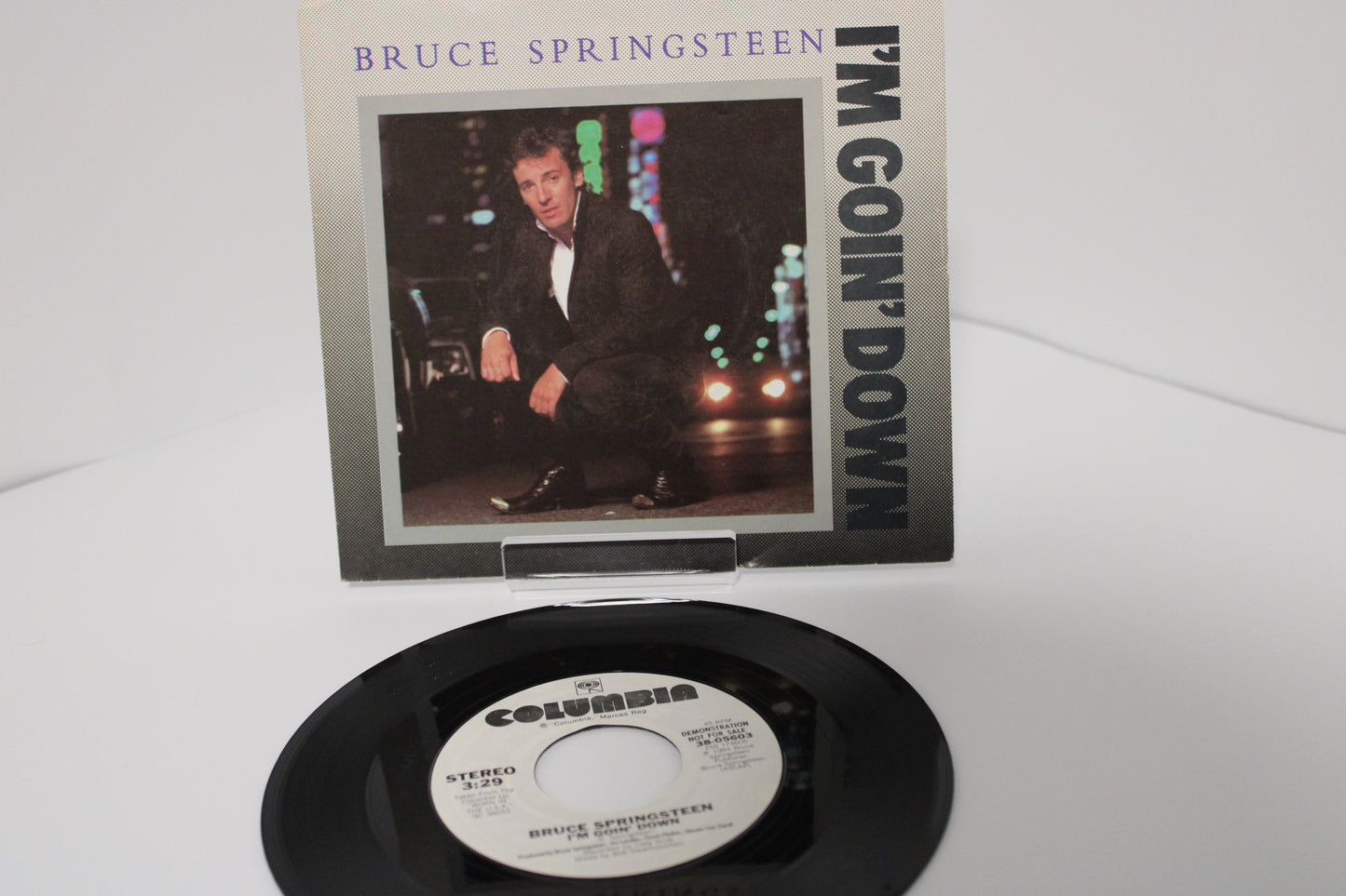 Bruce Springsteen –  I'm Goin' Down - DEMO - 45 Record Single w/Rare Pic Sleeve