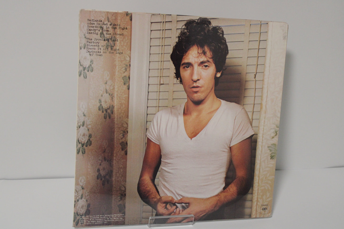 Bruce Springsteen -SEALED - Darkness on the Edge of Town - 1978 Sealed Vinyl w/ red letter Badlands Hype Sticker -