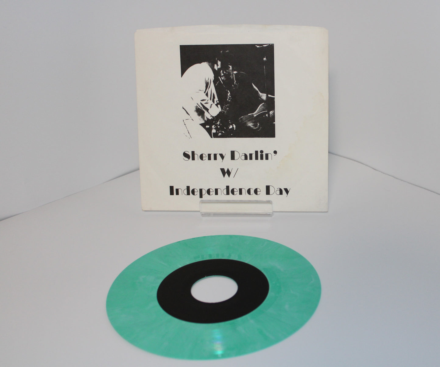 Bruce Springsteen - Sherry Darlin' & Independence Day - 7" Bootleg Vinyl 45 - rare Marbled Green color