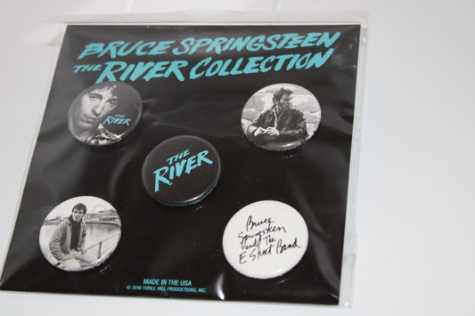 Bruce Springsteen - The River 2016 Concert Tour Memorabilia SEALED PIN/BADGES - Thrill Hill