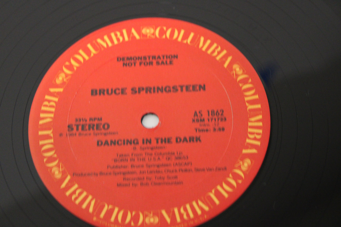 Bruce Springsteen - 12" DEMO Vinyl - 4 Records - Born In The USA Era - Columbia Labels