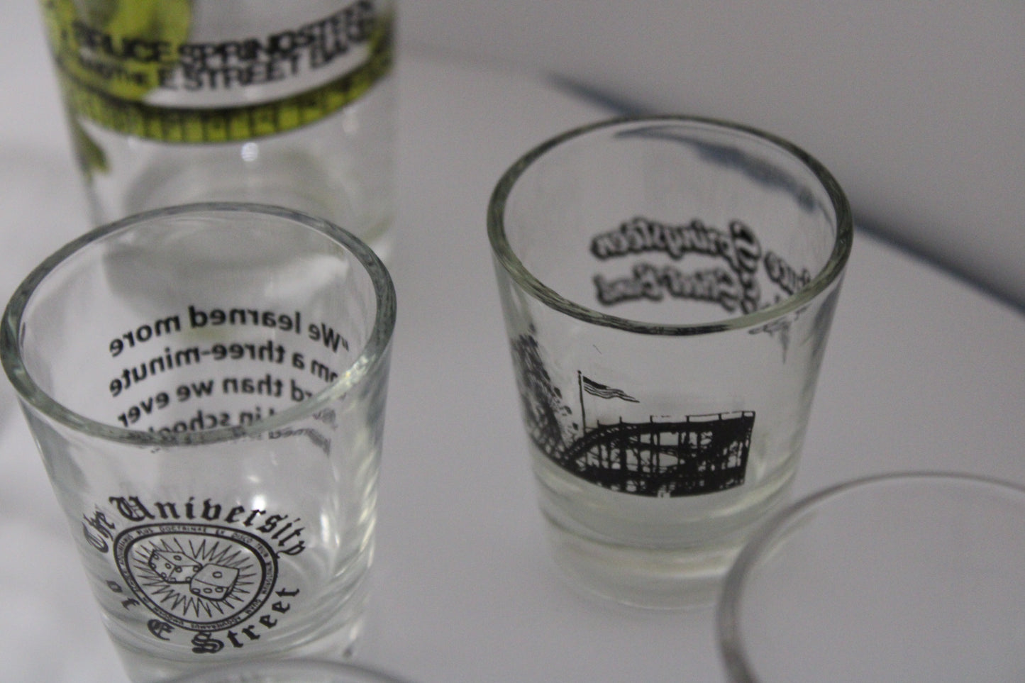 Bruce Springsteen ORIGINAL Shot Glass bundle - 8 Shot Glasses