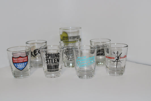 Bruce Springsteen ORIGINAL Shot Glass bundle - 8 Shot Glasses