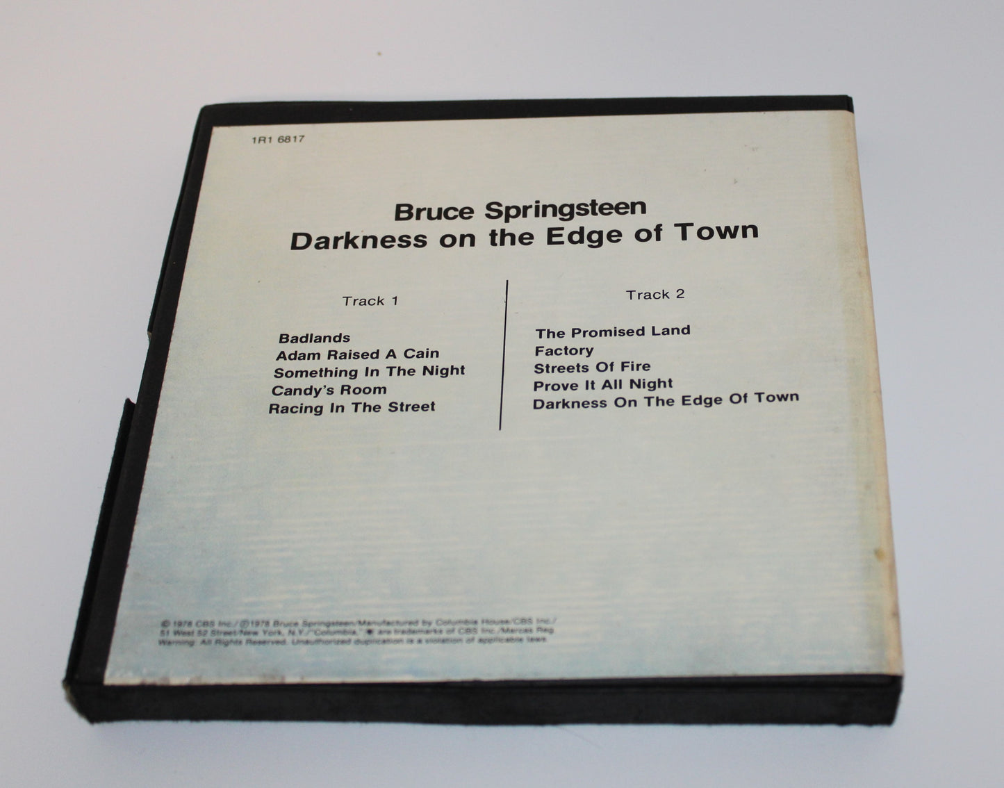 Bruce Springsteen ‎– Darkness On The Edge Of Town - Reel to Reel Tape - Original - Seal Affixed