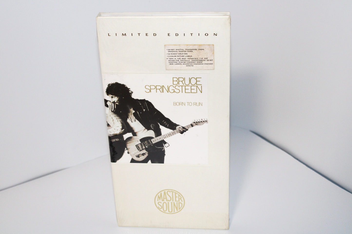 Bruce Springsteen SEALED Born to Run MasterSound Gold Disc, CD Long Box "Promo, Not For Sale"