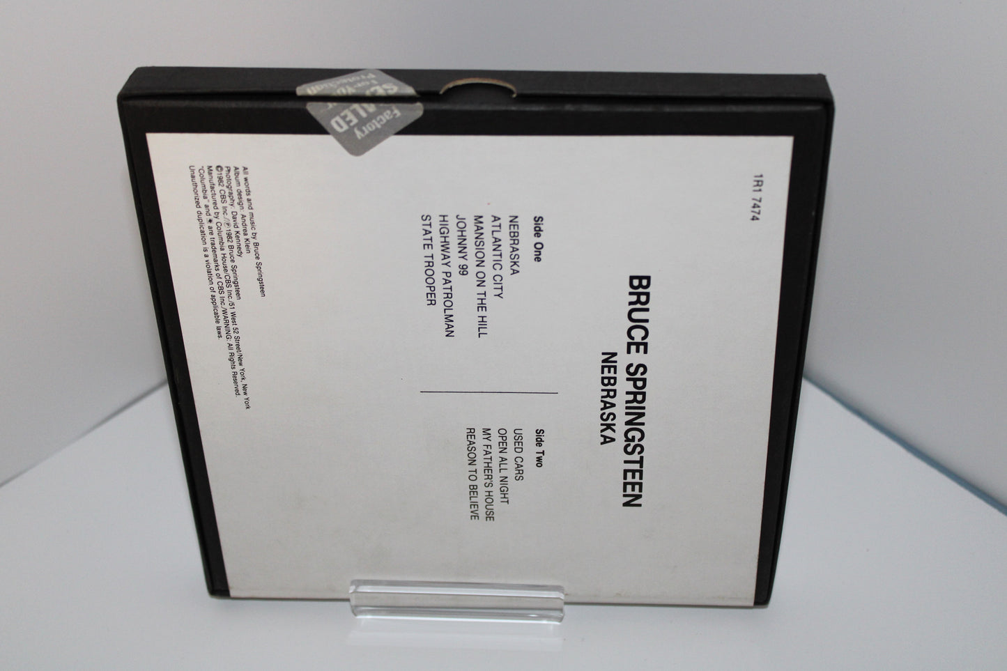 Bruce Springsteen ‎– NEBRASKA - Reel to Reel Tape - Original 1982 - Tape still sealed.