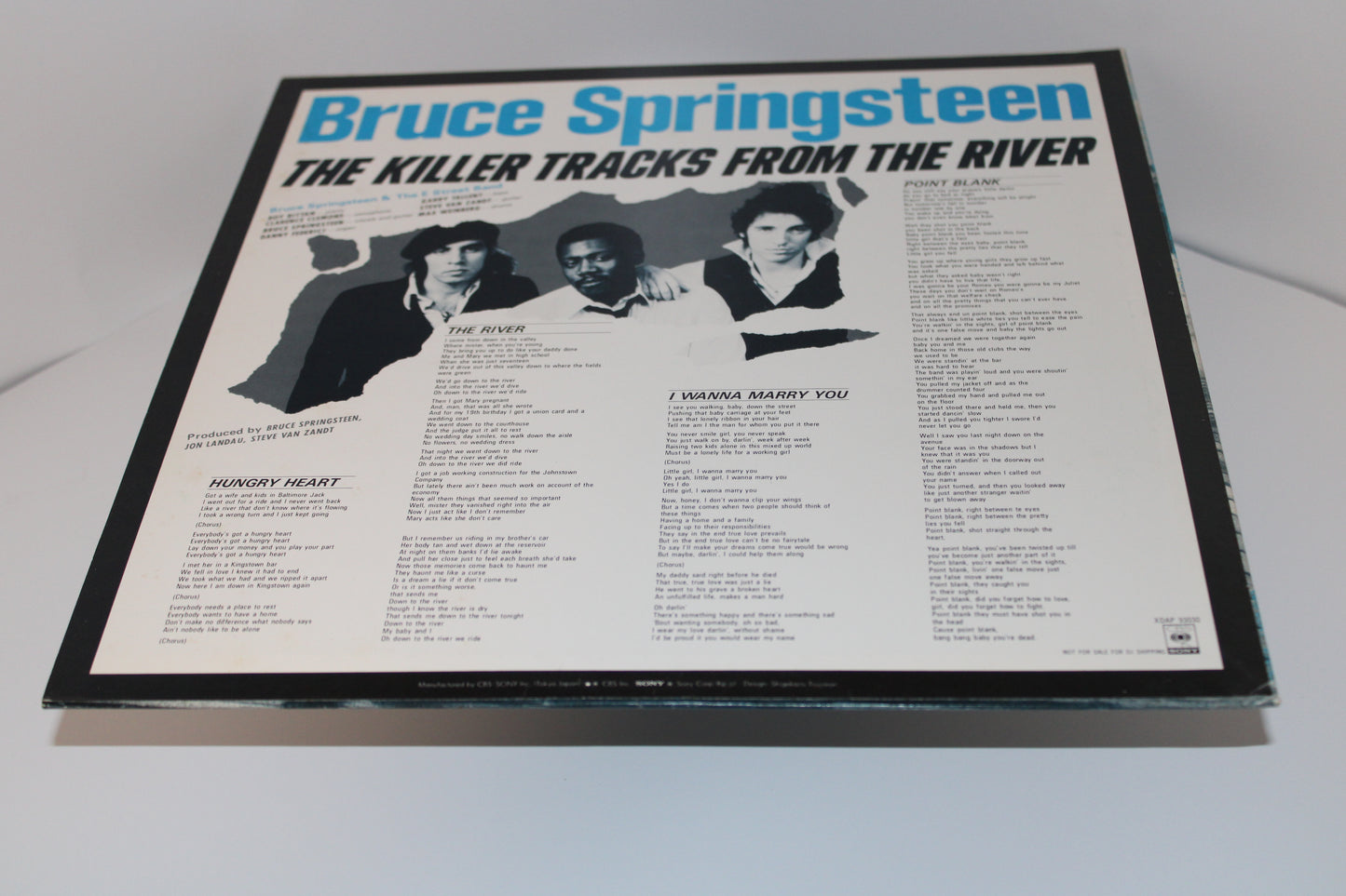 Bruce Springsteen - THE KILLER TRACKS FROM THE RIVER - Japan Promo 12" Vinyl Collectible