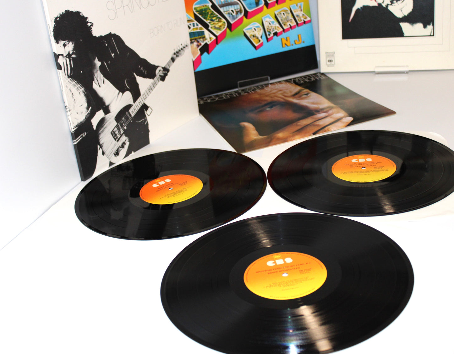 Bruce Springsteen NEW ZEALAND Box Set CBS Records 1980 Vinyl 3 LP Excellent+ Rare  Collectible