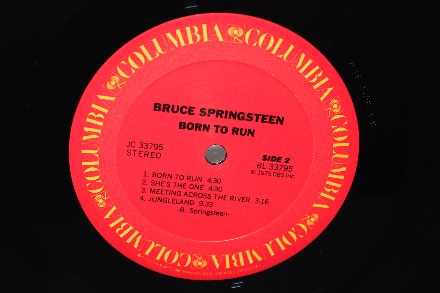 Bruce Springsteen - Born To Run - Vinyl LP - US Columbia Red Labels