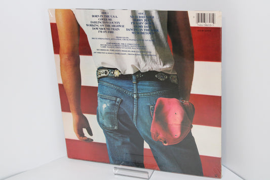 Bruce Springsteen - SEALED - Born in the USA Original Vinyl 1984 w/White Hype Sticker & Caldor Sticker!