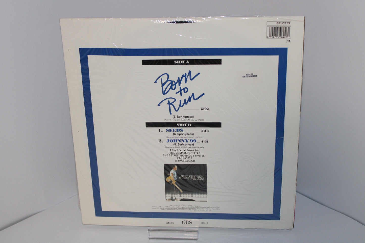 Bruce Springsteen -  SEALED 12" - Born To Run Live - Vinyl MAXI Single UK 1987 - Still Sealed