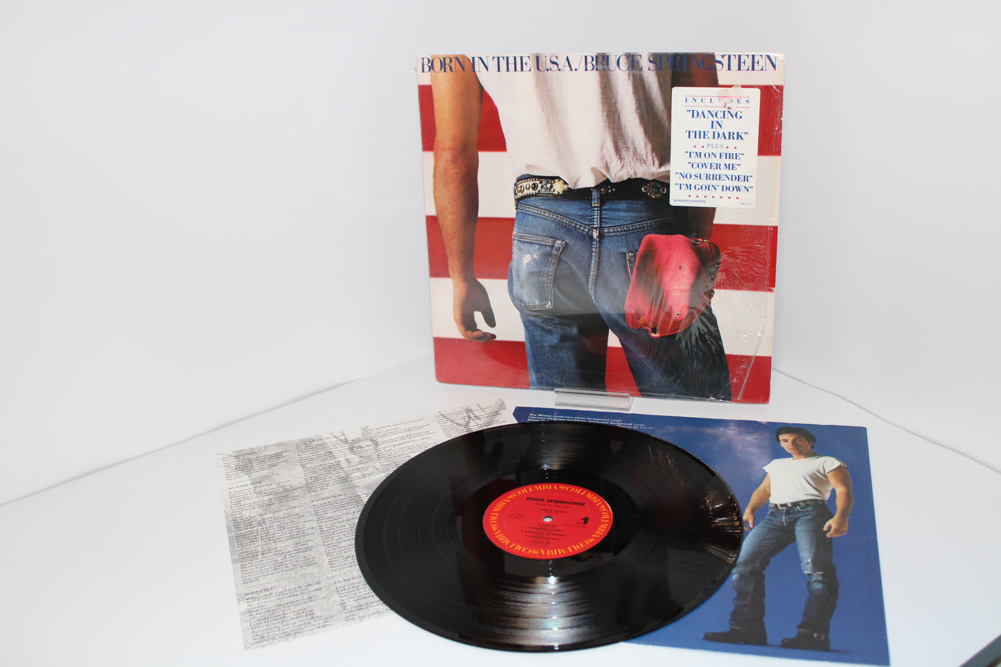 Bruce Springsteen - Born in the USA Original Vinyl 1984 w/Hype Sticker in Shrink Wrap