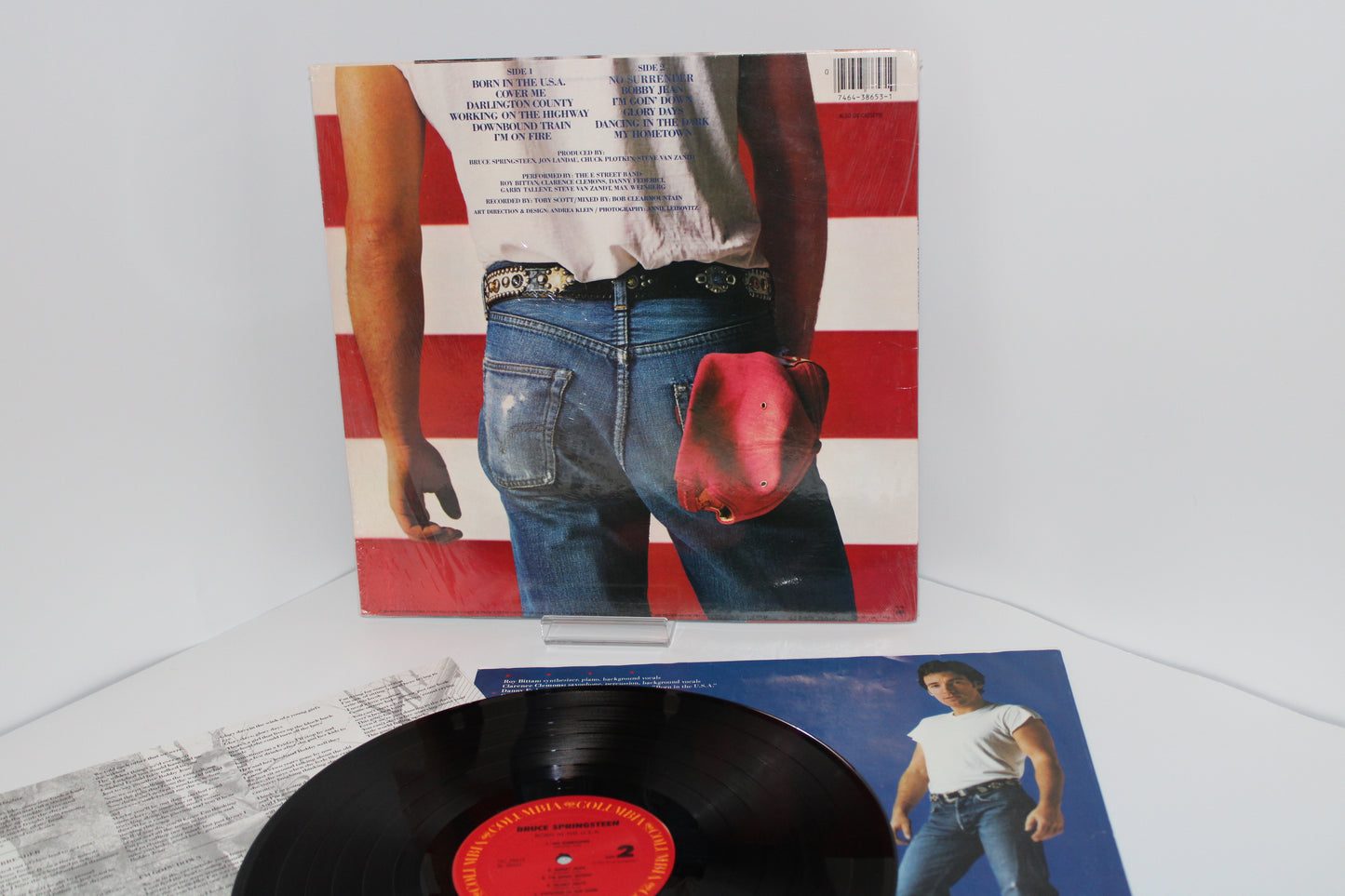 Bruce Springsteen - Born in the USA Original Vinyl 1984 w/Hype Sticker in Shrink Wrap