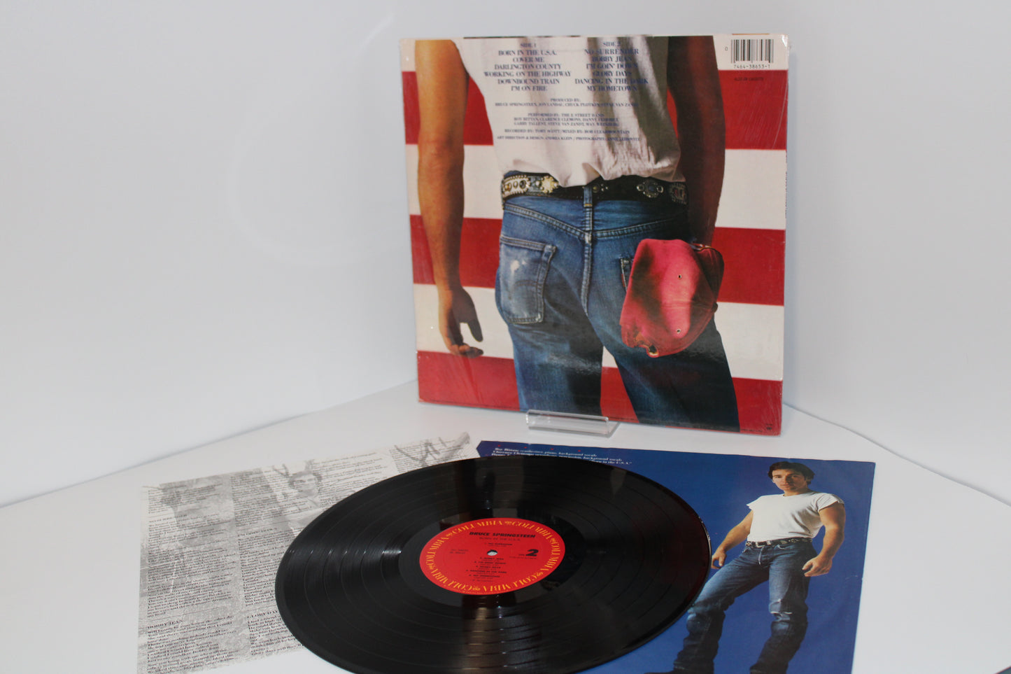 Bruce Springsteen - Born in the USA Original Vinyl 1984 w/Hype Sticker in Shrink Wrap