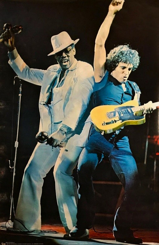 Bruce Springsteen & Clarence Clemons Original Pace Minerva Catalogue No. 322 Poster 1980