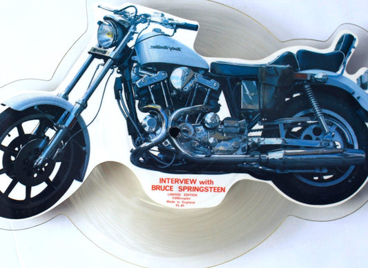 Bruce Springsteen - 7" Vinyl Harley Davidson Shaped Picture Disc Limited Edition - 5000