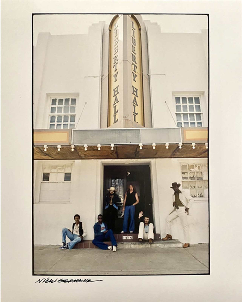 Bruce Springsteen - Signed photograph at Liberty Hall in Houston Texas, March 1974