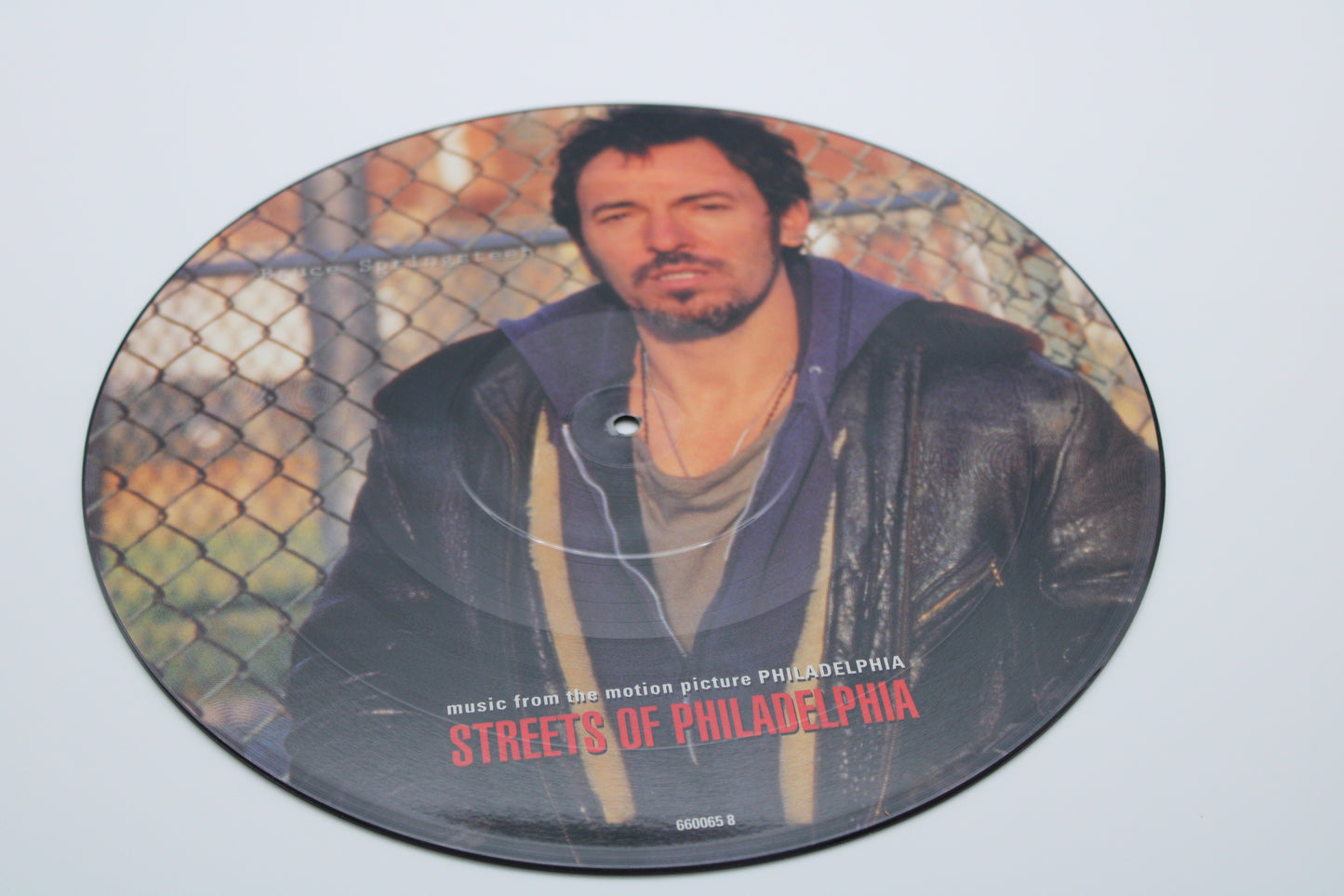 Bruce Springsteen Streets of Philadelphia 12” Picture Vinyl –UK Import Hype Sticker Collectible