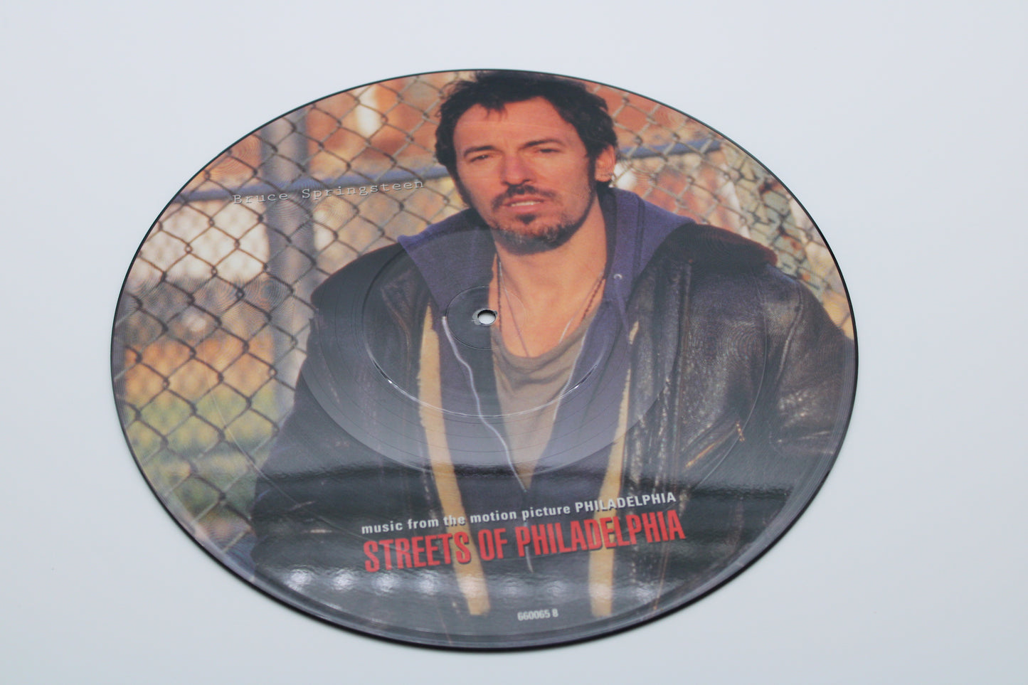 Bruce Springsteen Streets of Philadelphia 12” Picture Vinyl –UK Import Hype Sticker Collectible