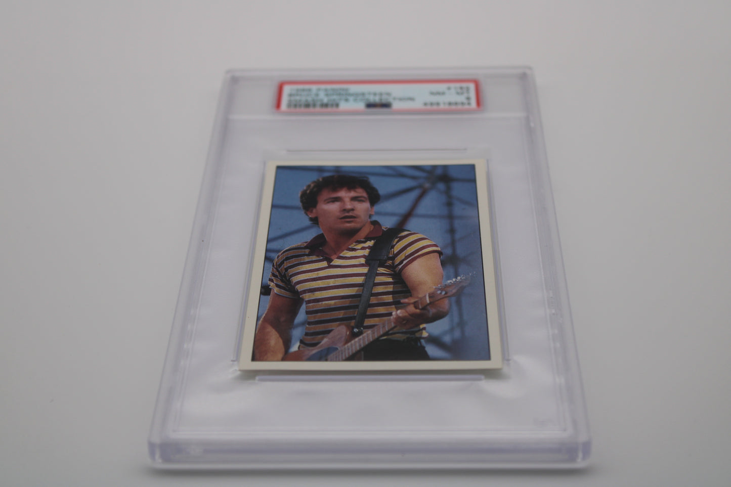 Panini - Bruce Springsteen 1986 Smash Hits Collection #162 NM-MT PSA graded 8 / none higher