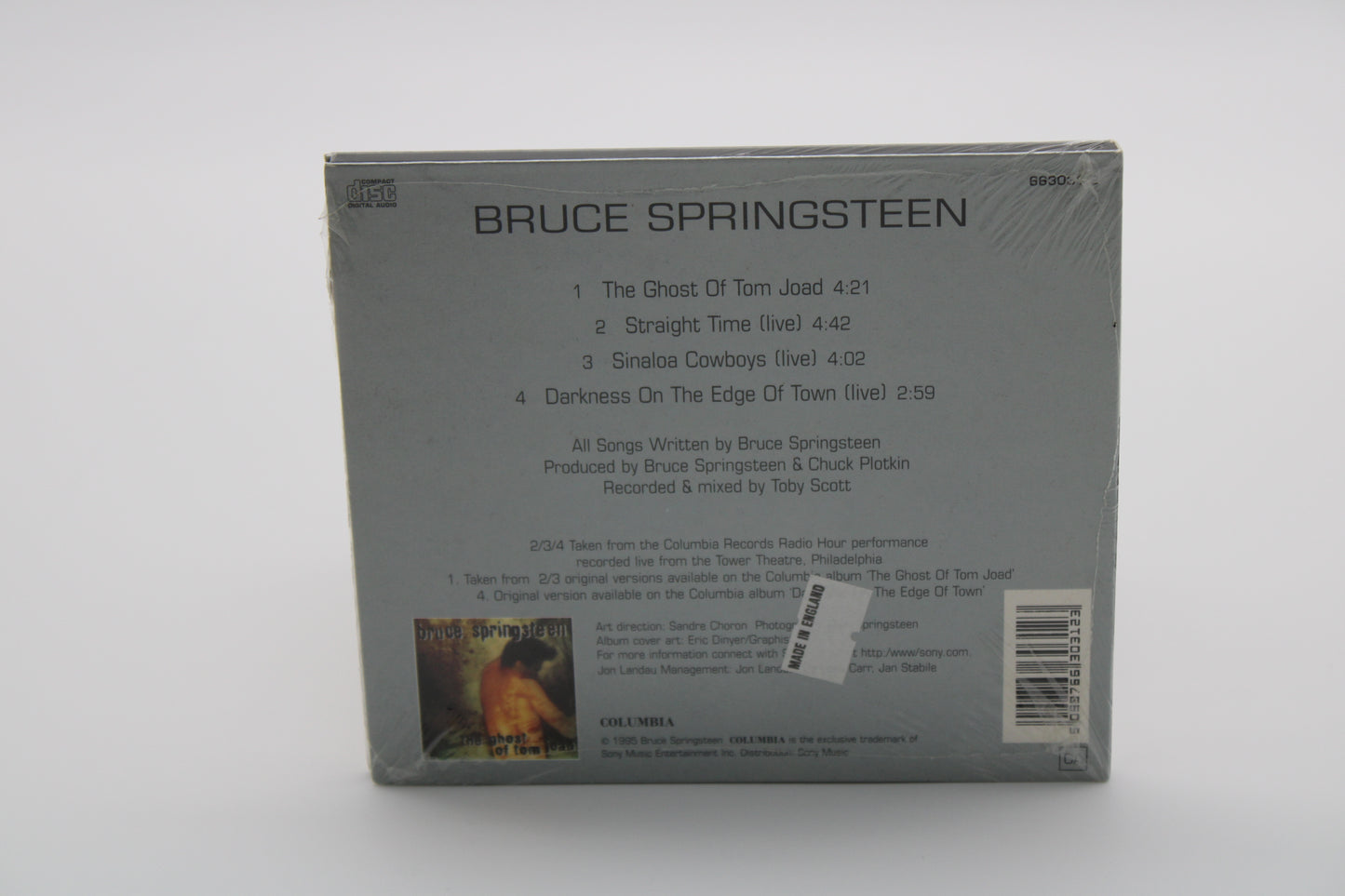 Bruce Springsteen CD/Digipak - Sealed - The Ghost of Tom Joad with Live Tracks
