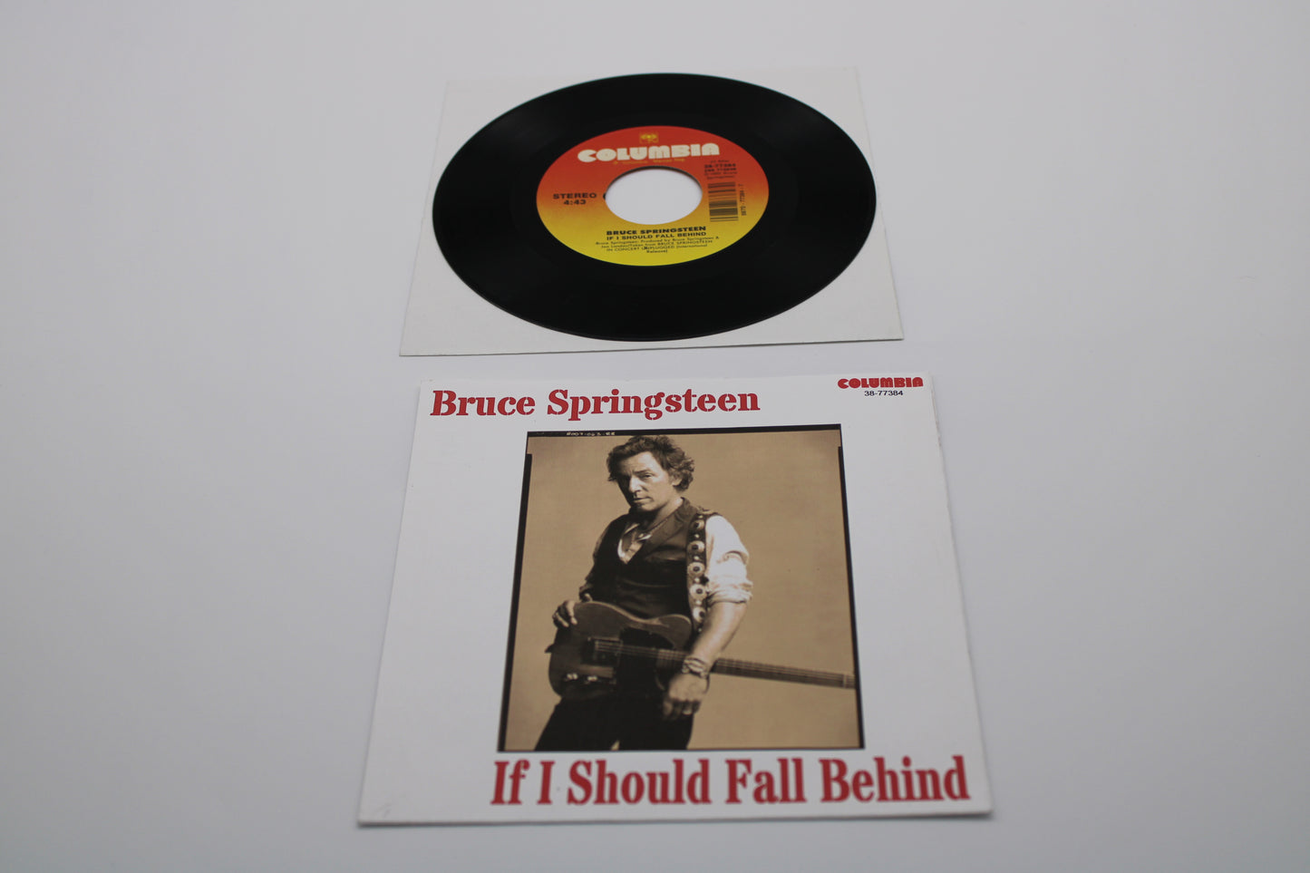 Bruce Springsteen Streets of Philadelphia with Rare Picture Sleeve - 45 record 1993