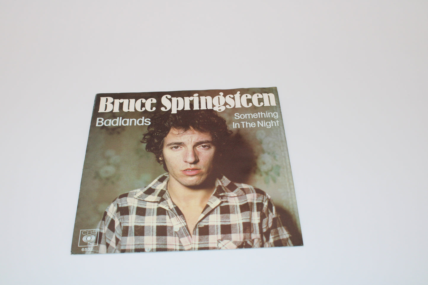 Bruce Springsteen 45 record Badlands & Something in the Night 1978 German Import