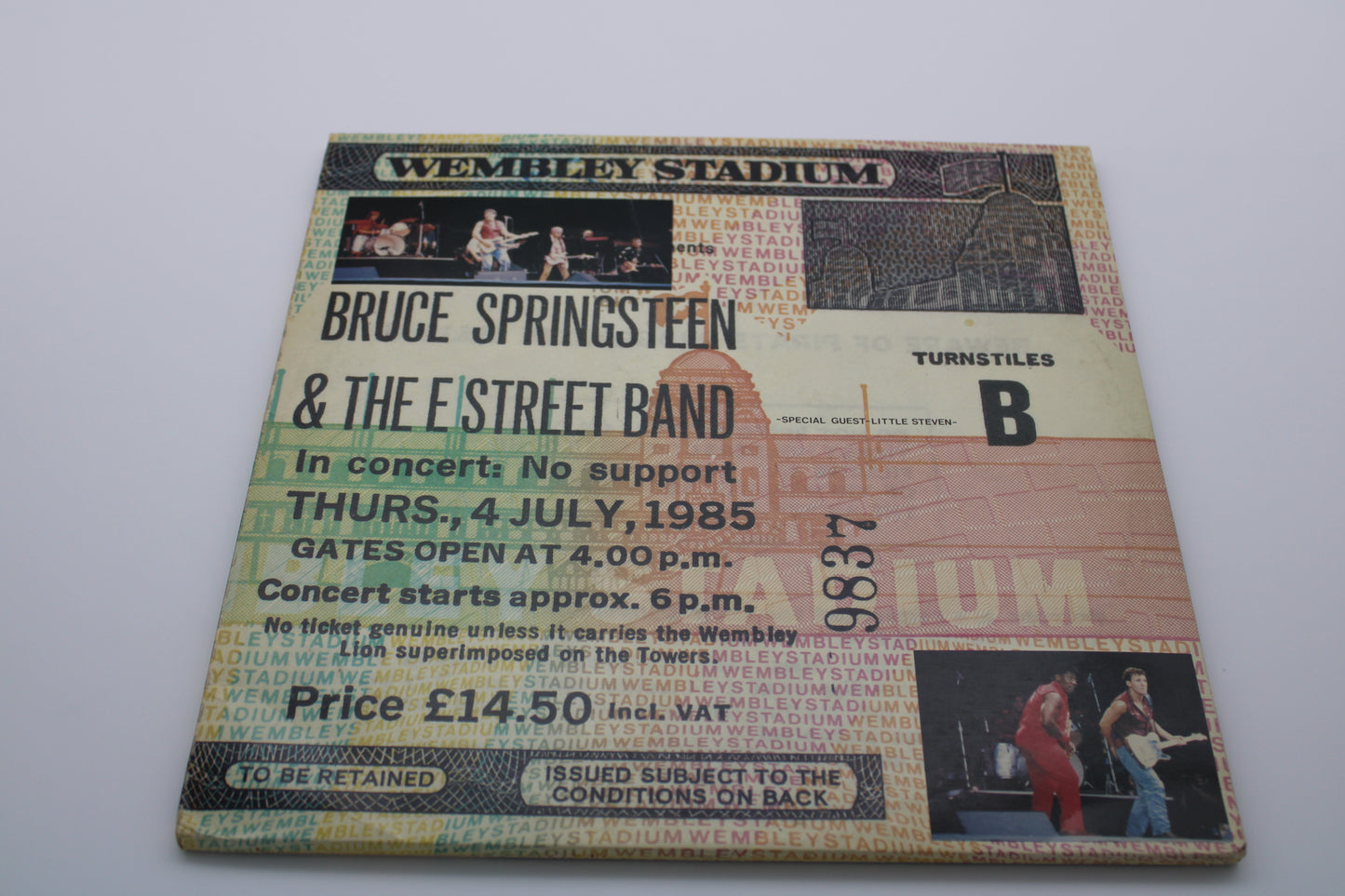 Bruce Springsteen & The E Street Band - Live at Wembley Stadium 4 Vinyl LPs + 7" Collectible 1985 BLV