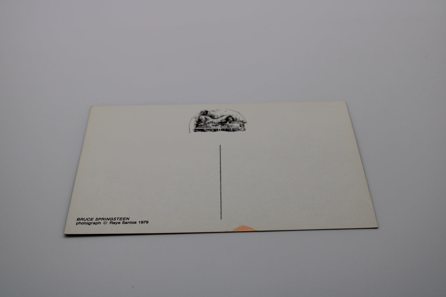Bruce Springsteen Authentic Original Post Card 1979 Excellent & Rare Raye Santos Photo