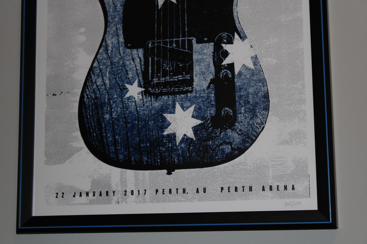 Bruce Springsteen - Original Lithograph - "Summer 2017" in Perth, AU - Final Shows of The River Tour - Collectible