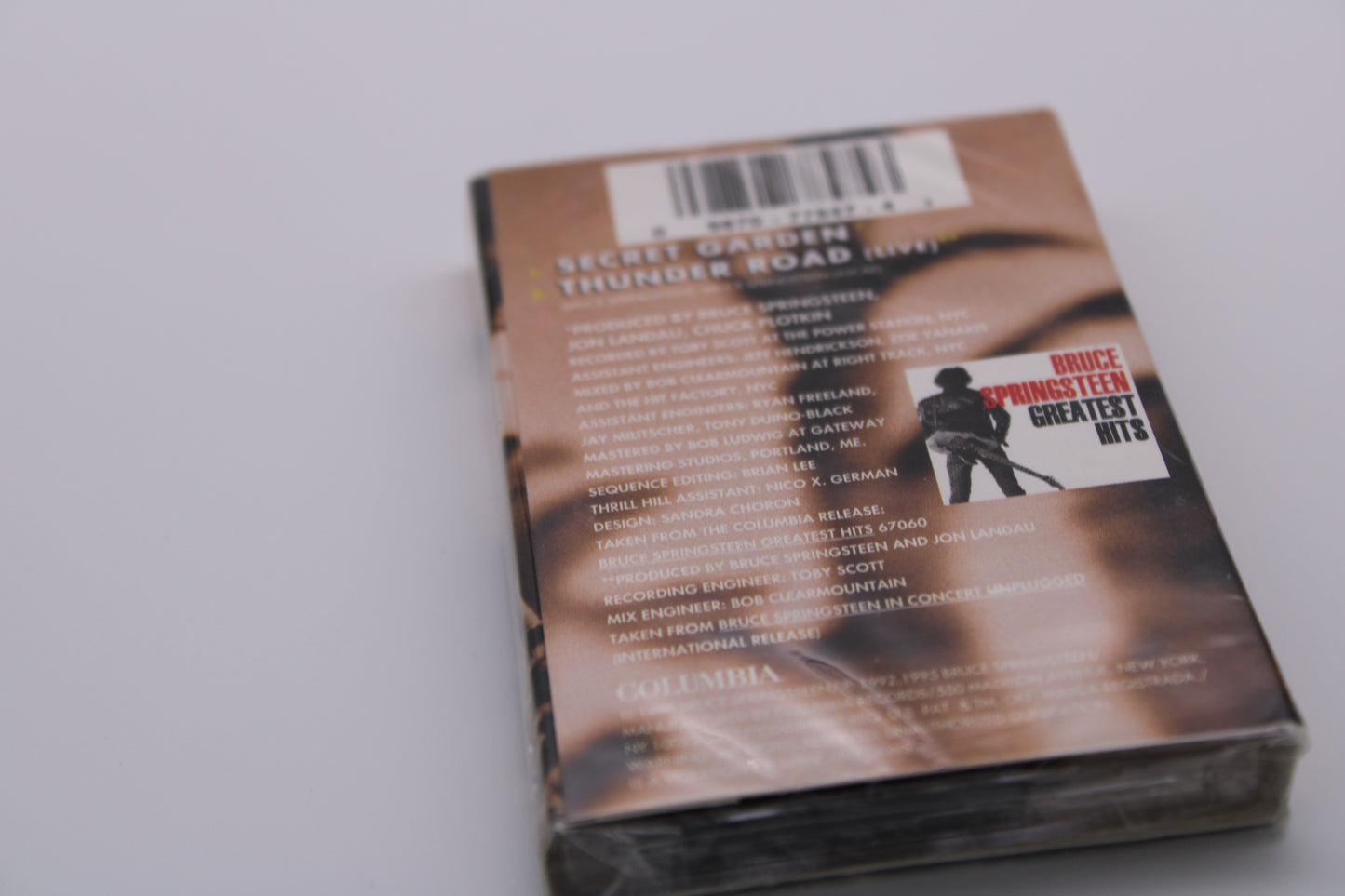 Bruce Springsteen SEALED Secret Garden - Cassette Single Tape - Sealed