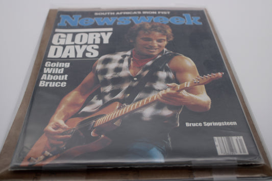 Bruce Springsteen Newsweek Magazine GLORY DAYS GOING WILD ABOUT BRUCE Memorabilia