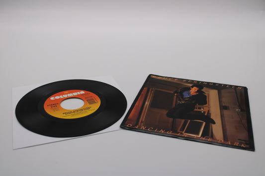 Bruce Springsteen 45 Record - Dancing in the Dark & Pink Cadillac 1984 Original Release