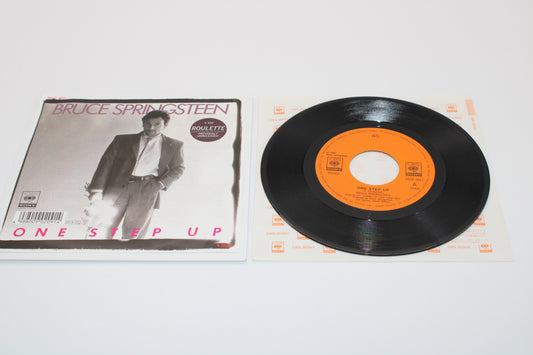 Bruce Springsteen 45 record One Step Up & Roulette - Japan Release 1988 Collectible