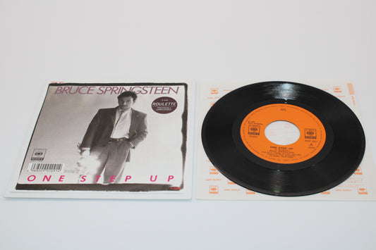 Bruce Springsteen 45 record One Step Up & Roulette - Japan Release 1988 Collectible