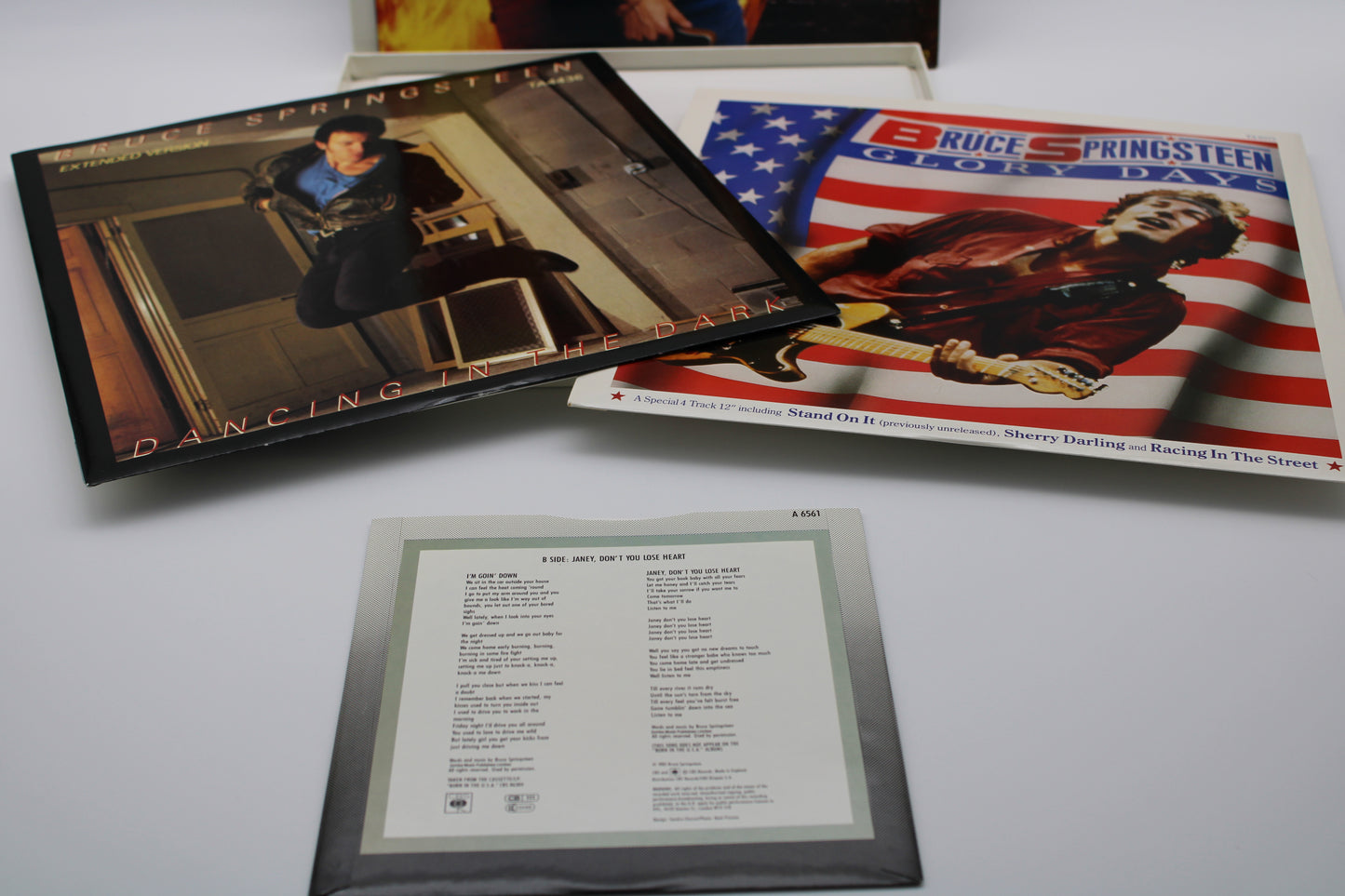 The Born In The U.S.A. 12" Single Collection - Four 12" Vinyl, One 45 Record + Poster 1985 Original Box Set
