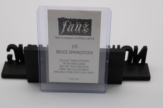 Bruce Springsteen Authentic Fanz Sticker Card Performing in Concert - #170