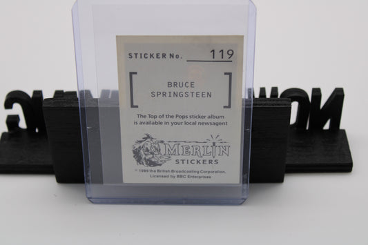 Bruce Springsteen 1989 Merlin Trading Sticker #119