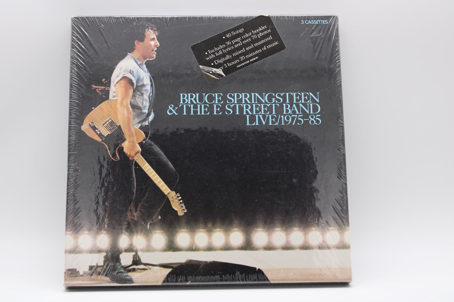 Bruce Springsteen SEALED Live 1975-1985 in Sealed Cassette Box Set with Tour Book Collectible