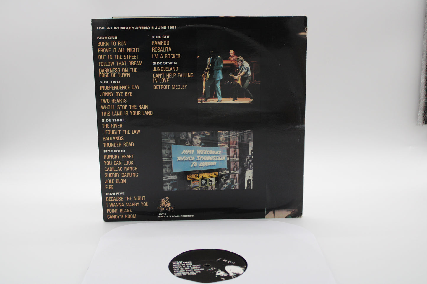 Bruce Springsteen & The E Street Band - Born To Be The Boss 4 Vinyl LPs Live at Wembley June 1981 BLV