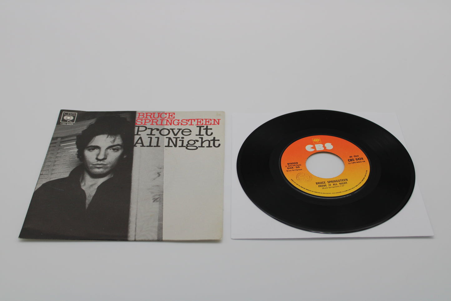 Bruce Springsteen - Prove it All Night - 45 Record 1978  Import from Italy Near Mint